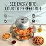 Granitestone 16-Quart Family Sized Glass Air Fryer with Stainless Steel Racks