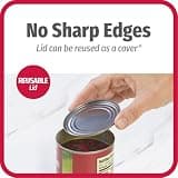 Good Cook Safe Cut Side-Cutting Smooth Edge Manual Can Opener Tool, Black