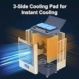 Uthfy 41-Inch 4800 CFM Heavy-Duty Swamp Cooler with Premium Copper Motor
