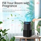 POMORON 4-in-1 Air Purifier with True HEPA Filter, UV Light, and Air Ionizer
