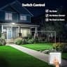 Onforu 90W Ultra Bright 4-Head LED Security Flood Light, 10000 Lumens IP66 Waterproof