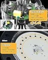 JC-LGL 240W UFO LED High Bay Light, 36,000lm 0-10V Dimmable Fixtures, 6-Pack