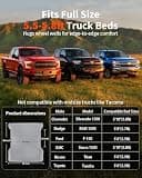 Umbrauto Drop-Stitch Upgraded Truck Bed Air Mattress 5.5-5.8 Ft Beds