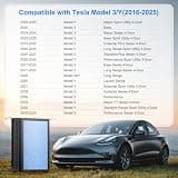 3-in-1 True HEPA Activated Carbon Air Filter for Tesla Juniper Highland