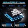 Trycoo High-Performance Mini PC, AMD Ryzen 5 5600H, 16GB DDR4 RAM, 512GB SSD