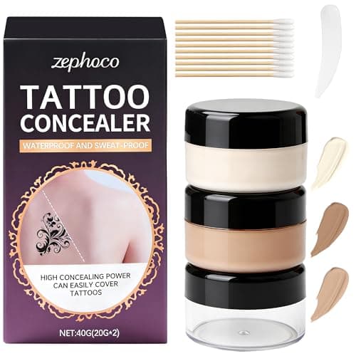 Waterproof Two Color Mix Cover Up Foundation Cream for Extensive Scars