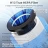 POMORON 4-in-1 Air Purifier with True HEPA Filter, UV Light, and Air Ionizer