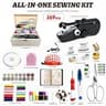 YEAfEAti Handheld Sewing Machine Bundle with Wooden Box and 169-Piece Kit