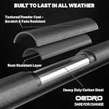 OEDRO All-Steel Two-Stair Running Boards for Jeep Wrangler JL 4-Door