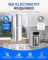 Waterdrop TK-FS Stainless Steel Countertop Gravity Water Filter System with Stand