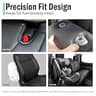 Clazzio Double Cab Manual Driver Black PVC Seat Covers for 3rd Gen Tacoma
