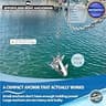 WavesRx 7-Pound TriAnchor Premium Stainless Steel Folding Anchor for Jet Skis