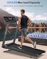 WELLFIT Auto Incline Heavy-Duty Treadmill for Plus-Sized Athletes, 500 lbs