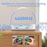 KUNPHY High-Frequency Ultrasonic Jewelry Cleaner, 46,000 Hz One-Touch Operation