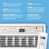 Perfect Aire 10,000 BTU Casement & Sliding Window Air Conditioner with Remote