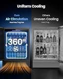 ICEVIVAL 24-Inch Front-Venting Built-In Beverage Refrigerator (180 Cans)
