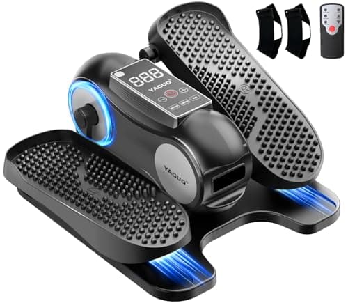 Yagud Under Desk Elliptical, 12-Speed Design with Forward Reverse Motion