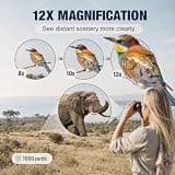 Sogries 12x50 ED Premium High-Definition Binoculars for Low-Light Viewing