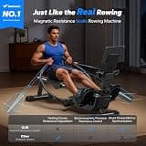 MERACH Sculls Dual-Handle Magnetic Resistance Outdoor Rowing Simulator