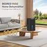 BEDRED 95oz Small Ultra-Quiet Thermoelectric Dehumidifier with Ambient Lighting