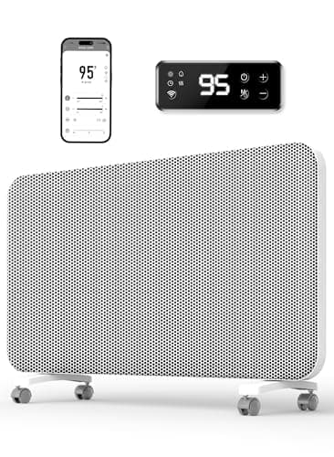 Smart Mica Infrared Convection Panel Space Heater with Wi-Fi App Control