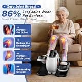 15-Level Under Desk Elliptical, 5 Auto Modes and Wireless Remote Control