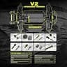 RIAARIO 1/10 Scale Brushless RC Monster Truck with 50+ MPH High Speed Capability