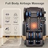 FURNIMAT Zero Gravity Full Body Massage Chair with Smart Touch Controller