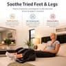 Cloud Massage Adjustable Heated Shiatsu Foot and Leg Massager with Remote