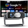 Smart Home Theater Projector with Built-In Google TV and 4K Support