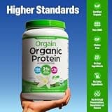 Orgain Organic Plant-Based Vegan Protein Powder with Prebiotic Fiber