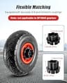 Alligator 10-Inch Pneumatic Rubber Replacement Tire 2-Pack for Ride-On Vehicles