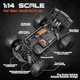 X-TMAGA HS14323 1:14 Scale 4WD Waterproof Off-Road Truck for Sand and Snow Environments
