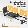 Buytime 91-Inch Dual Resistance Foldable Pilates Reformer with Jump Board
