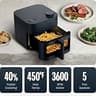 Chefman Crispinator 8-Quart Large Capacity Ceramic Air Fryer Oven Unit