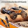 HOMETALL 1:18 Scale 4x4 Fast Monster Truck with RGB Shark Design and Dual Batteries