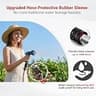 Lefree 100ft Heavy-Duty Metal Garden Hose with Rubber Protection Sleeve