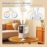LEVOIT OasisMist 450S Smart Warm and Cool Mist Dual-Duct Humidifier, 4.5L