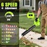 laapee Brushless Cordless Leaf Blower with 650 CFM Airflow & Dual 4.0Ah