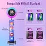 JIYANG Portable iPad Photo Booth Stand in Black with Professional Flight Case