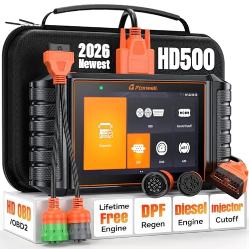 FOXWELL HD500 Heavy Duty Truck Diagnostic Scanner with Bi-Directional Control