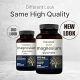 Naturebell Pure Magnesium Glycinate 500mg Chelated 240 Veggie Capsules