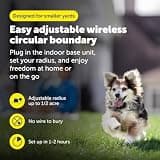 PetSafe Original Wireless Electric Dog Fence Containment System for Travel