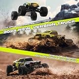 AMORIL 1/10 RTR Brushless RC Monster Truck with Upgradable Geometric Structure