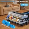 FOUSAE 5-in-1 Foldable Treadmill with 12 HIIT Programs & 400-lb Capacity