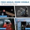 NeaLia 110-Degree Rotatable Wireless Trailer Lights with Non-Magnetic Mounts