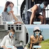 Kinhowly Portable Neck Fan, 6000mAh Battery, Fast Charging, LED Display