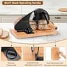 CAWIU Upgraded Manual Sourdough Bread Slicer with Rotary Knob Thickness
