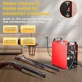 GX PUMP GX-E-CS4-I Portable Air Compressor, 5800 PSI, Water & Fan Cooling