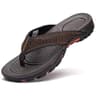 GUBARUN Mens Rugged Sport Flip Flop with Slip-Resistant TPR Midsole and Outsole